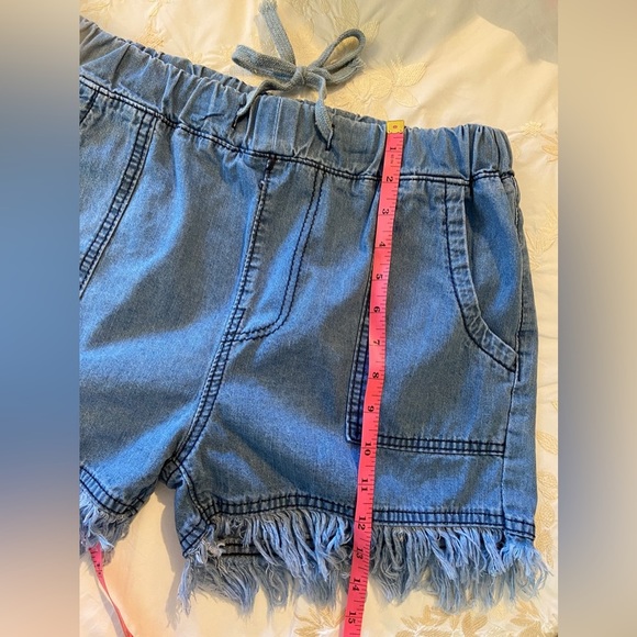 Nwot ”Jeans” Sz-L Moms Basic Cut-Offs Denim 4 Pocket Shorts-Cute & Comfy Cool - Picture 12 of 16